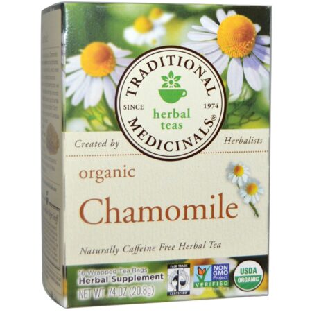 Traditional Medicinals, Chá de Camomila - 16 Saquinhos de Chá