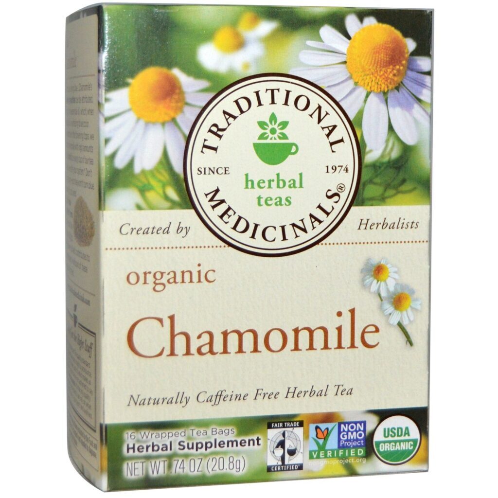Traditional Medicinals Chá de Camomila - 16 Saquinhos de Chá para Relaxar