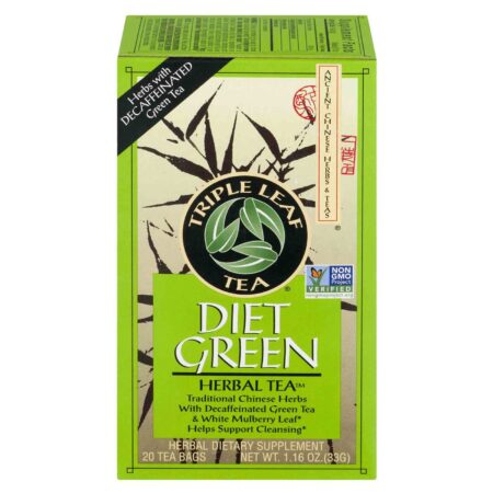 Triple Leaf Tea, Chá Verde Diet - 20 Saquinhos de Chá