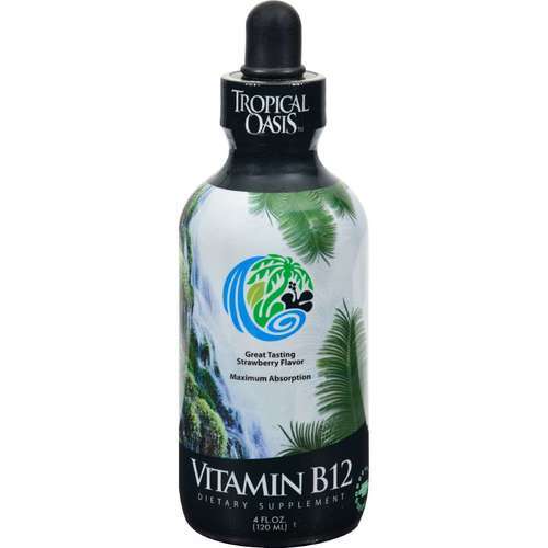 Tropical Oasis B12 Líquido 120ml - Vitamina B12 Essencial para Energia e Bem-Estar
