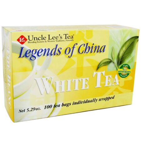 Uncle Lee's Tea, Chá Branco das Lendas da China - 100 Saquinhos de Chá