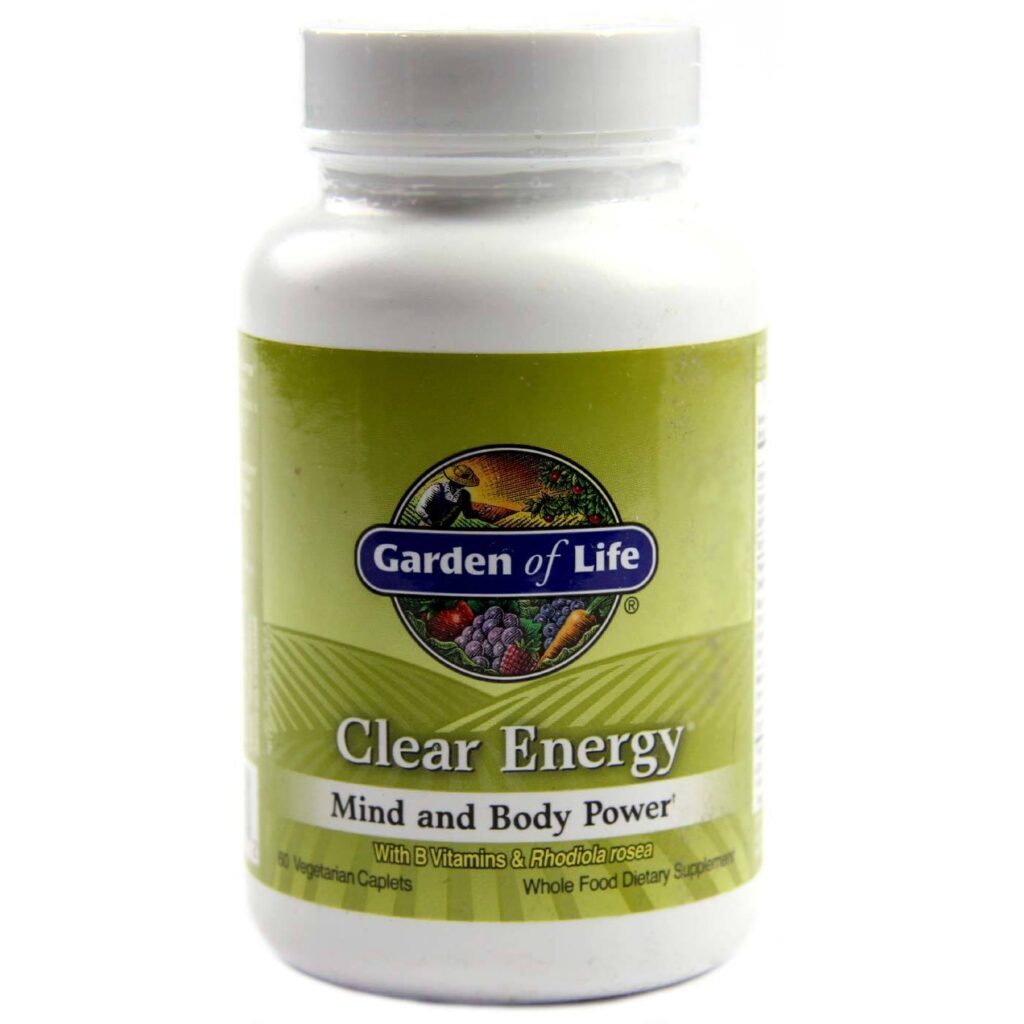Garden of Life Clear Energy® Força da Mente e do Corpo - 60 Cápsulas