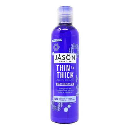 Jason Natural Cosmetics, Thin-to-Thick® - Condicionador Volume Extra - 227g