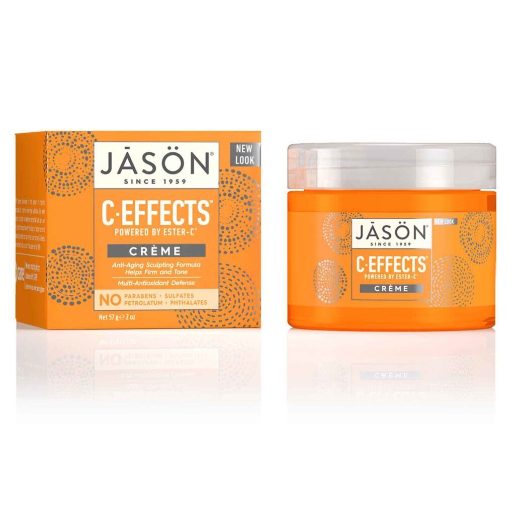 Jason Natural Cosmetics Creme Ester-C 57g: Poderoso Antioxidante para Pele Radiante
