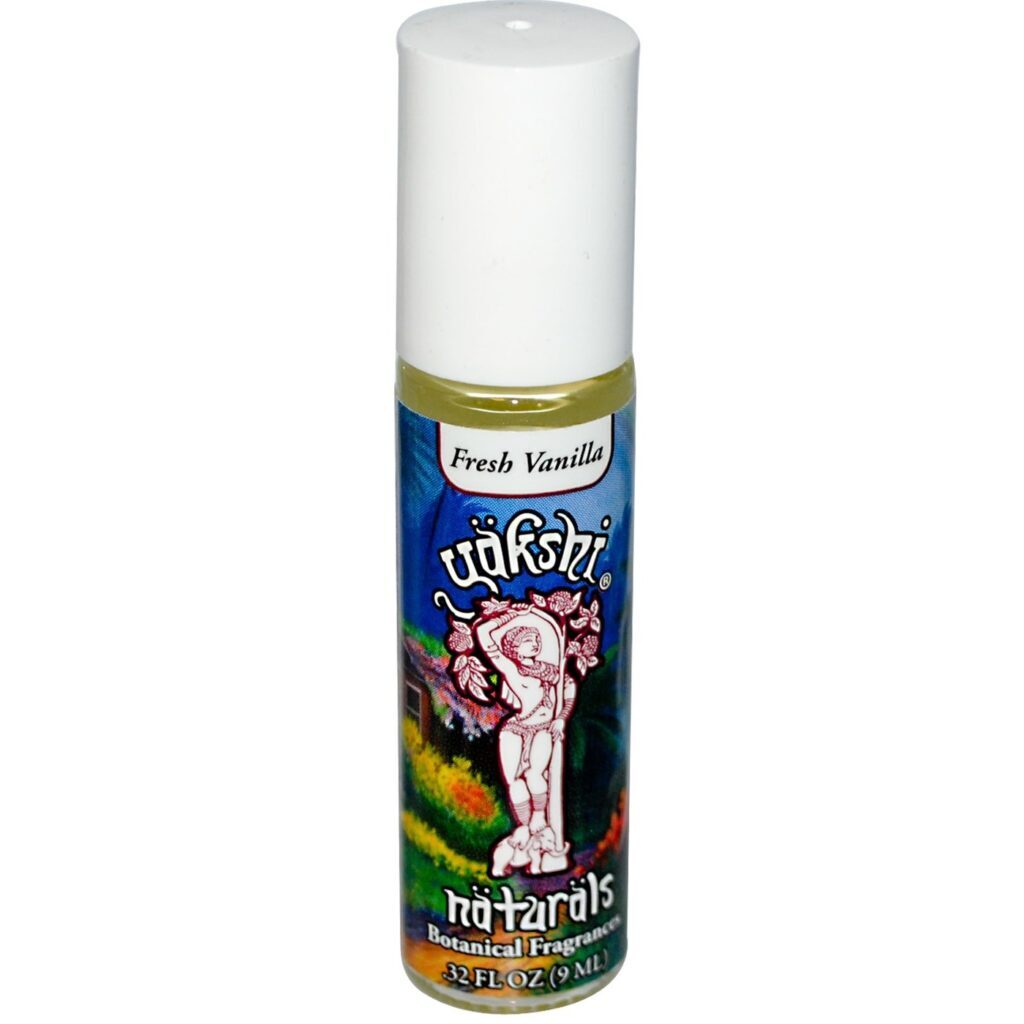 Yakshi Naturals, Fragrância Roll-on Baunilha Refrescante - 9ml