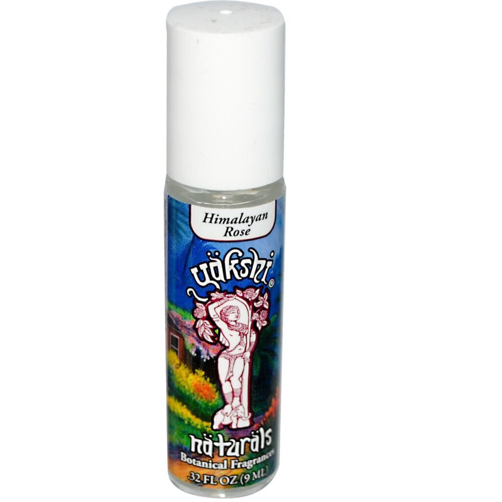 Yakshi Naturals Perfume Roll-on Rosa do Himalaia 9ml | Aroma Natural e Duradouro