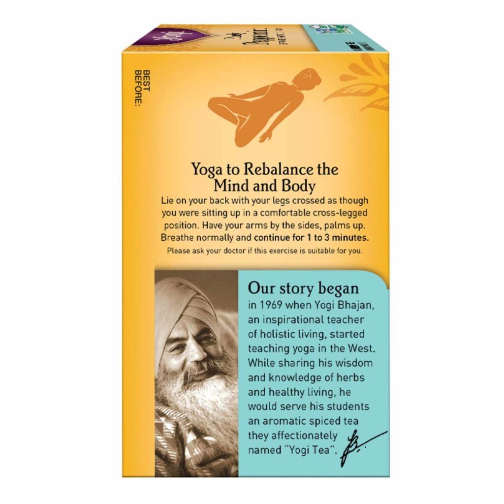 Yogi Tea Chá Orgânico de Hortelã-Pimenta - 16 Saquinhos de Chá para Bem-Estar - Imagem 3