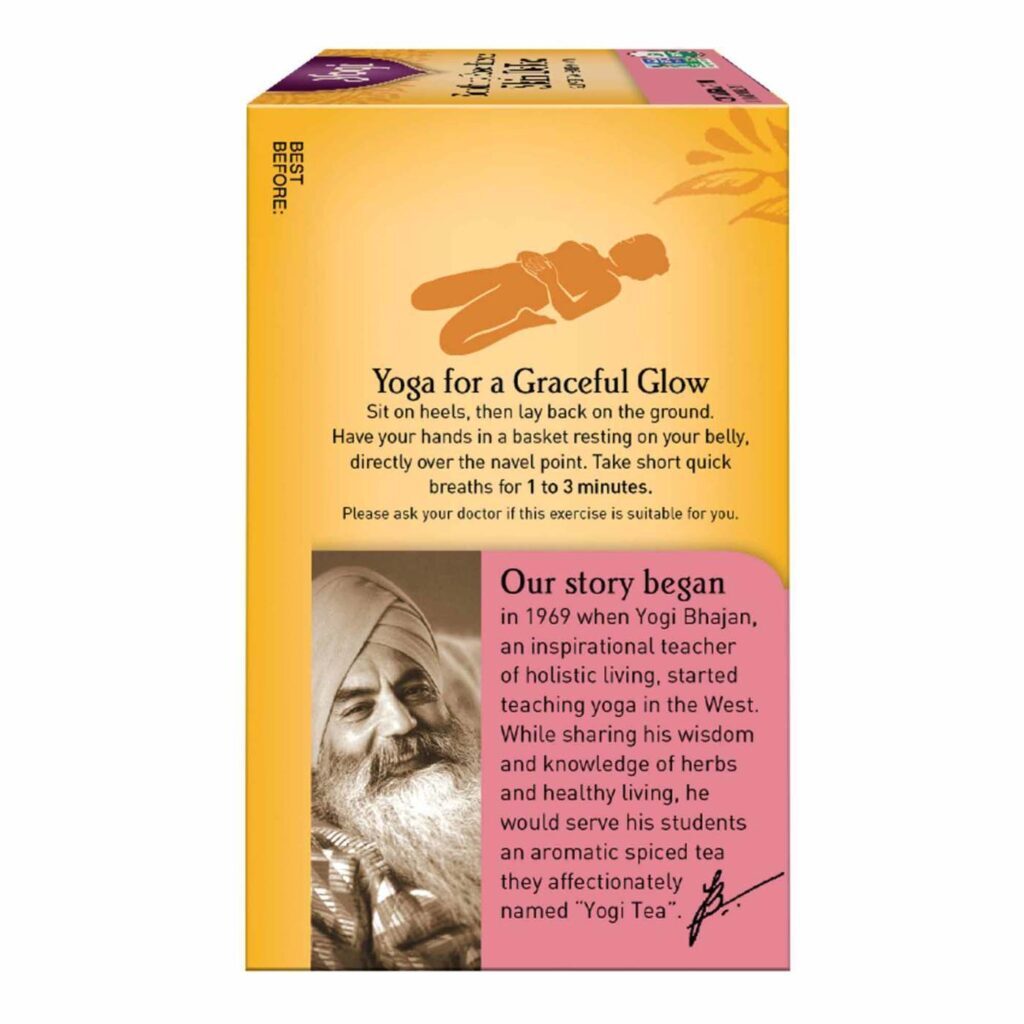 Yogi Tea Chá Mistura Detox Pele 16 Saquinhos Orgânico - Imagem 3