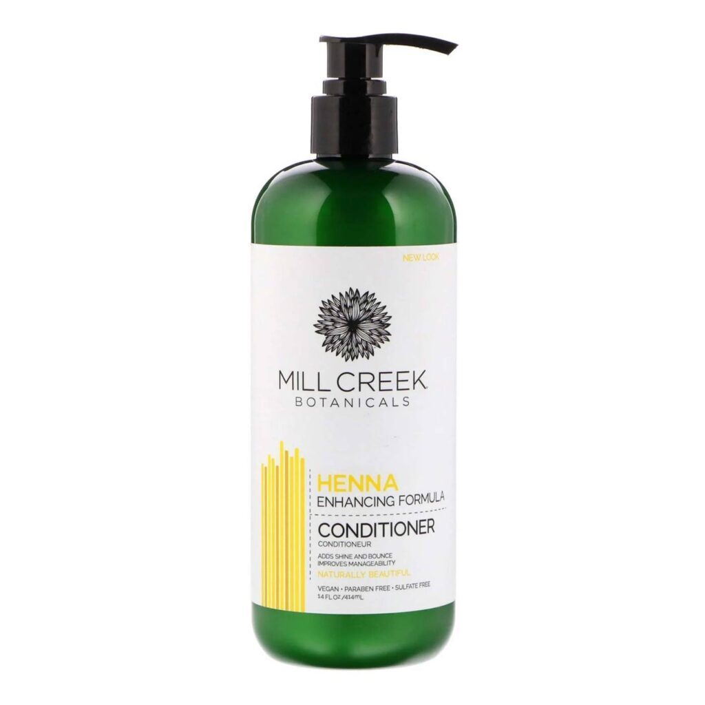 Mill Creek Condicionador de Henna Fórmula Aprimorada - Cabelos Fortes e Saudáveis - 414 ml