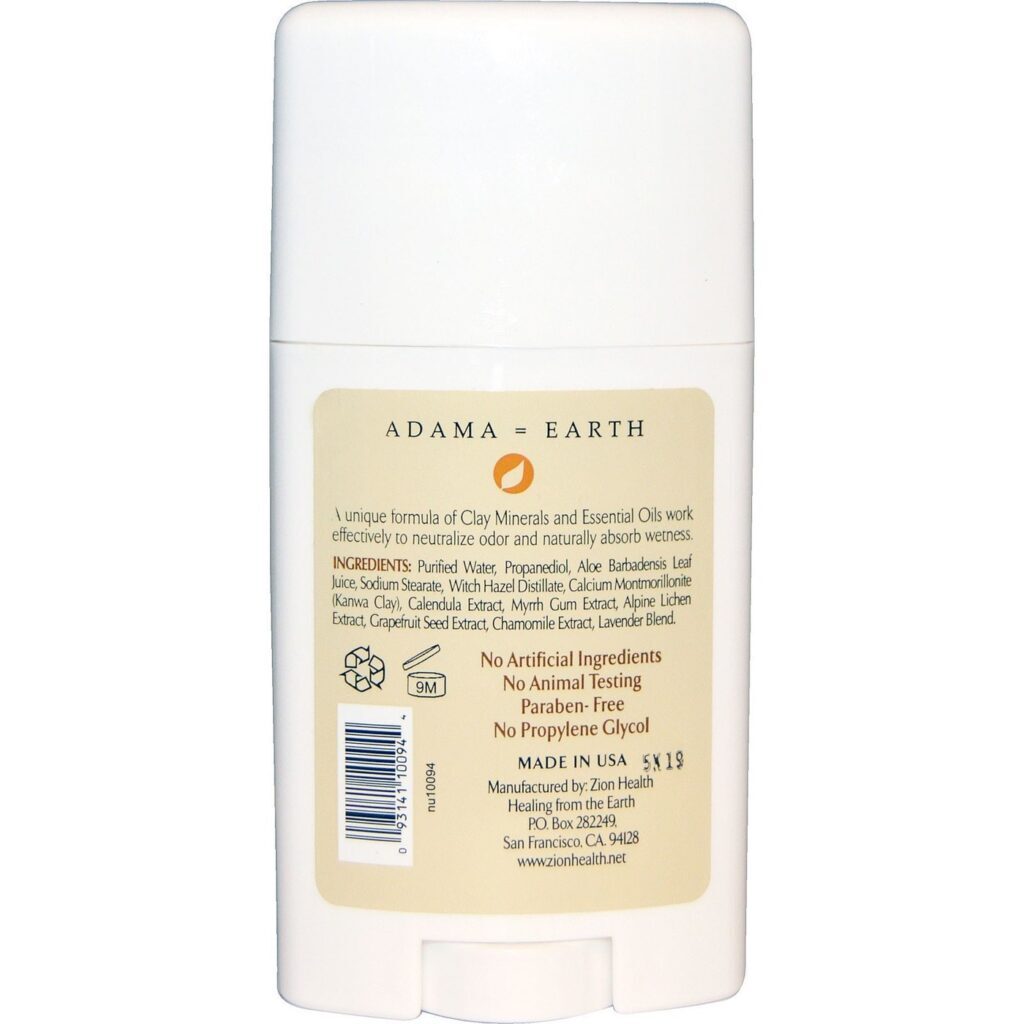 Zion Health Barro Seco Lavanda 71g - Desodorante Sólido Natural e Eficaz - Imagem 2