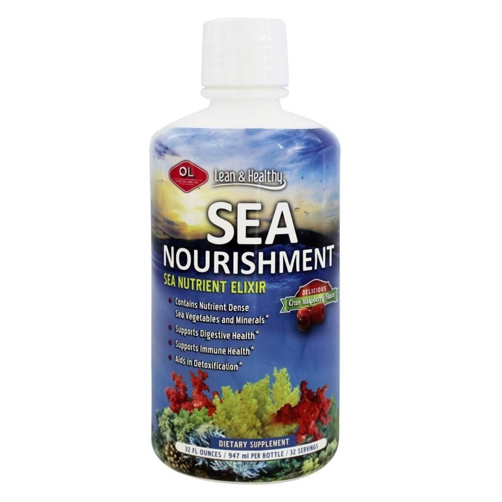 Olympian Labs Nutrição do Mar 947ml - Suplemento Líquido Rico em Nutrientes Marinhos
