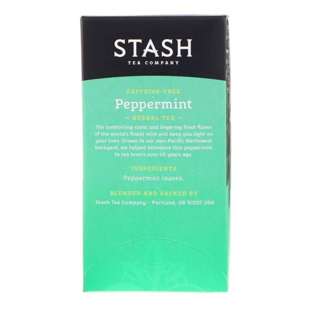 Stash Tea Chá de Hortelã-pimenta - 20 Saquinhos Refrescantes - Imagem 2