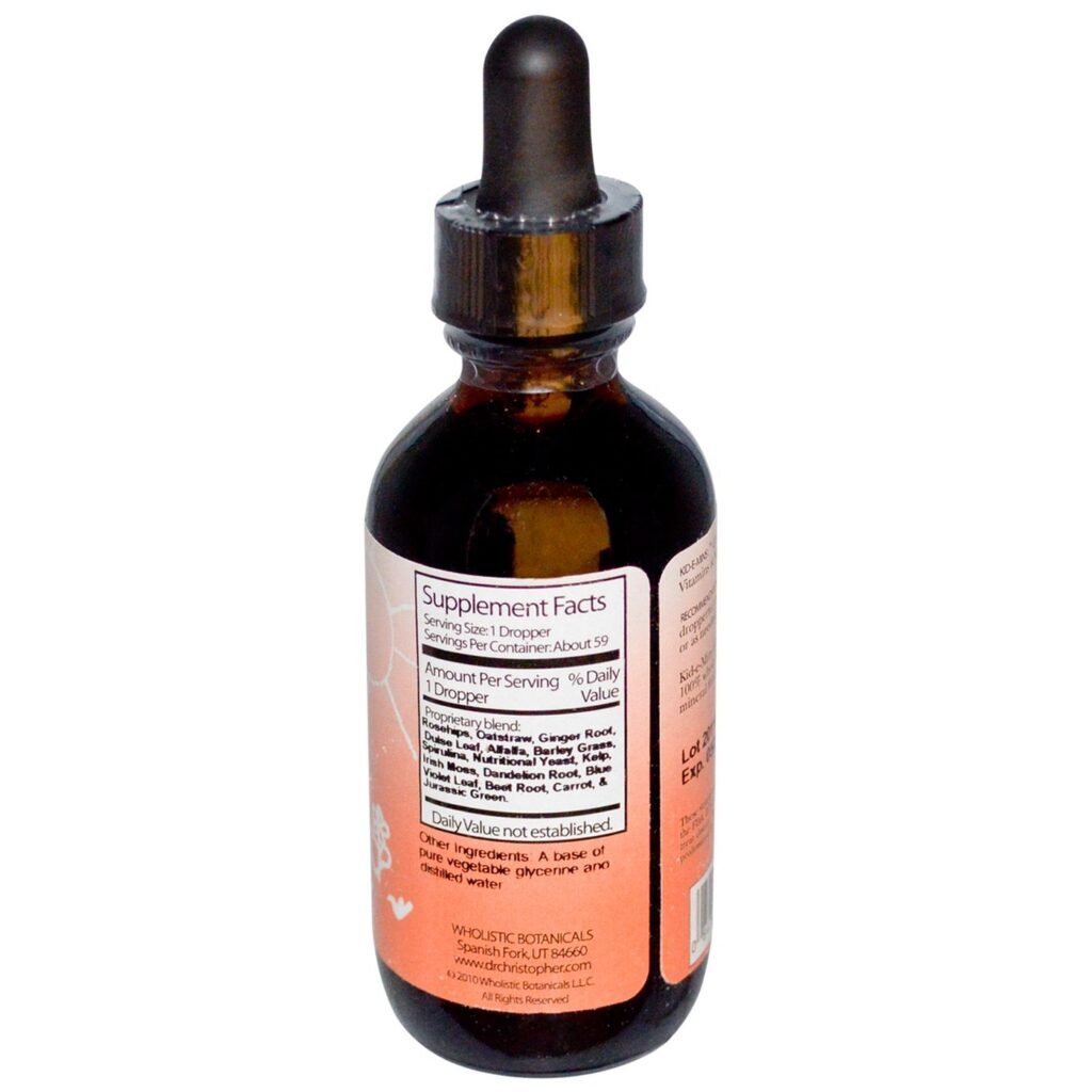 Dr. Christophers Kid-E-Mins™ Vitaminas e Minerais Líquidos - 30 ml - Imagem 2