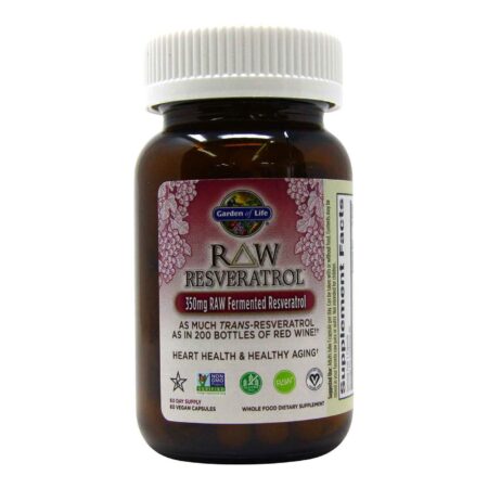 Garden of Life, RAW Resveratrol™ - 60 Cápsulas Vegetarianas - Image 5