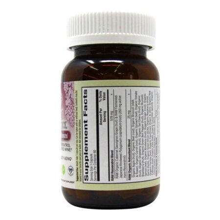 Garden of Life RAW Resveratrol™ 60 Cápsulas Vegetarianas: Antioxidante Natural para Saúde e Vitalidade - Imagem 6