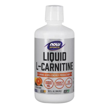 Now Foods L-Carnitina 1000 mg Líquido Citrus 32 oz