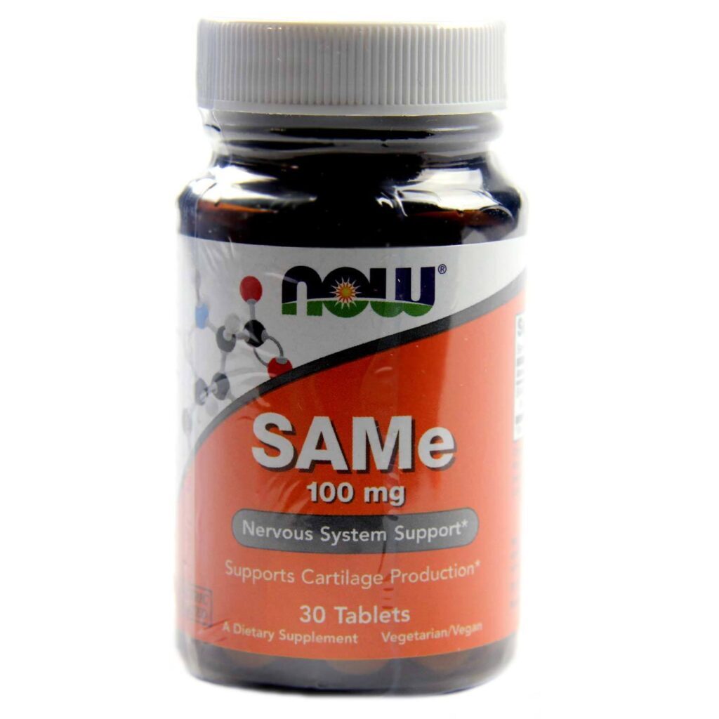 SAMe 100 mg Now Foods 30 Tabletes - Bem-Estar e Humor