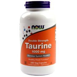 Now Foods Taurina 1000 mg - 250 Cápsulas: Energia e Bem-Estar no Brasil