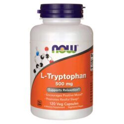 Now Foods L-Triptofano 500 mg - 120 Cápsulas Vegetarianas: Qualidade e Bem-Estar para o Brasil