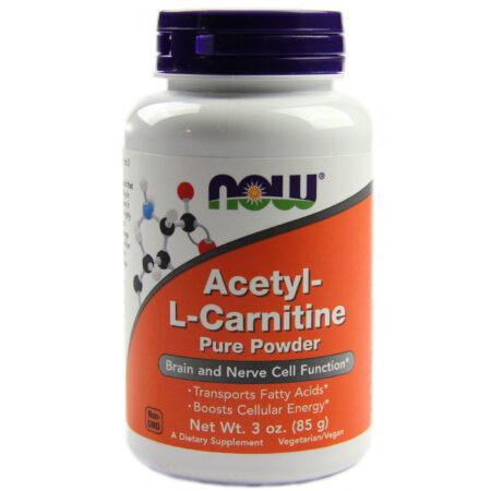 Now Foods Acetil-L-Carnitina em pó 85 g