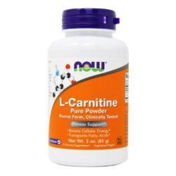 Now Foods L-Carnitina em Pó - 85g: Energia Pura para o Seu Treino