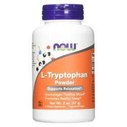 Now Foods L-Triptofano em Pó - 57g: Melhore o Humor e o Sono Naturalmente