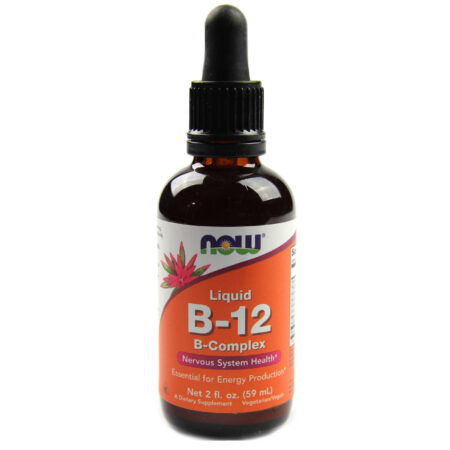 Now Foods, Líquido B12 Complexo - 59mL