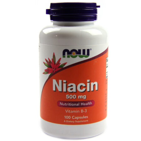 Now Foods, Niacina 500 mg - 100 Cápsulas