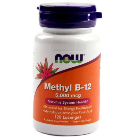 Now Foods, METIL B-12 5000 mcg - 120 Pastilhas