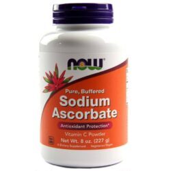 Now Foods Ascorbato de Sódio em Pó 100% Puro - Vitamina C, 227g