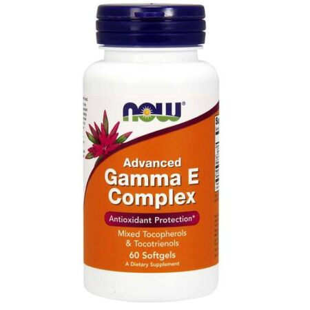 Now Foods, Complexo Gamma E Avançado - 60 Cápsulas em Gel