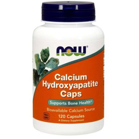 Now Foods, Hidroxiapatite de Cálcio - 120 Cápsulas