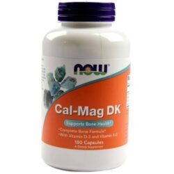 Now Foods Cálcio-Magnésio DK 180 Cápsulas: Saúde Óssea e Vitalidade no Brasil