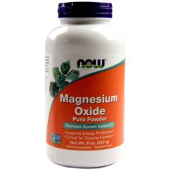 Now Foods Óxido de Magnésio em Pó 227g: Mineral Essencial para Bem-Estar e Saúde Muscular
