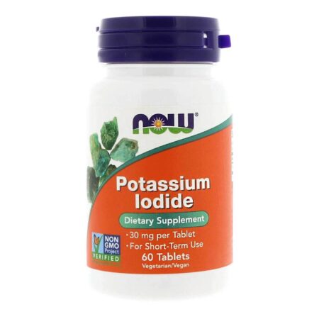 Now Foods, Iodeto de Potássio 30 mg - 60 Tabletes