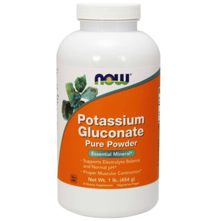 Now Foods, Gluconato de Potássio em Pó - 454 g