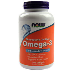 Ômega 3 Now Foods 180 EPA / 120 DHA - 200 Cápsulas Gel: Saúde Cardiovascular e Cerebral no Brasil