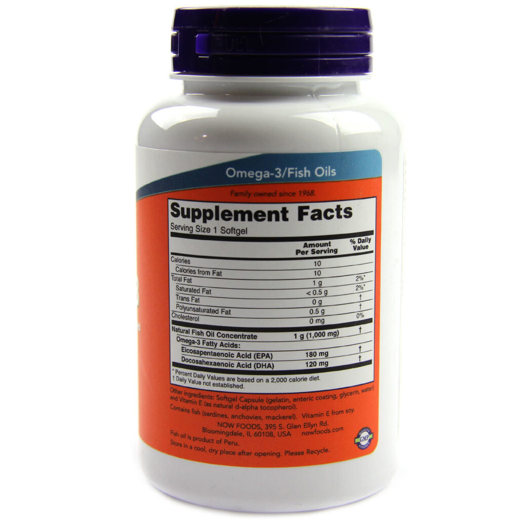 Now Foods Ômega-3 90 Cápsulas: Saúde Cardiovascular e Bem-Estar Completo - Imagem 2
