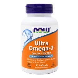 Now Foods Ultra Omega 3 - 90 Cápsulas Gel: Saúde Cardiovascular e Cognitiva no Brasil