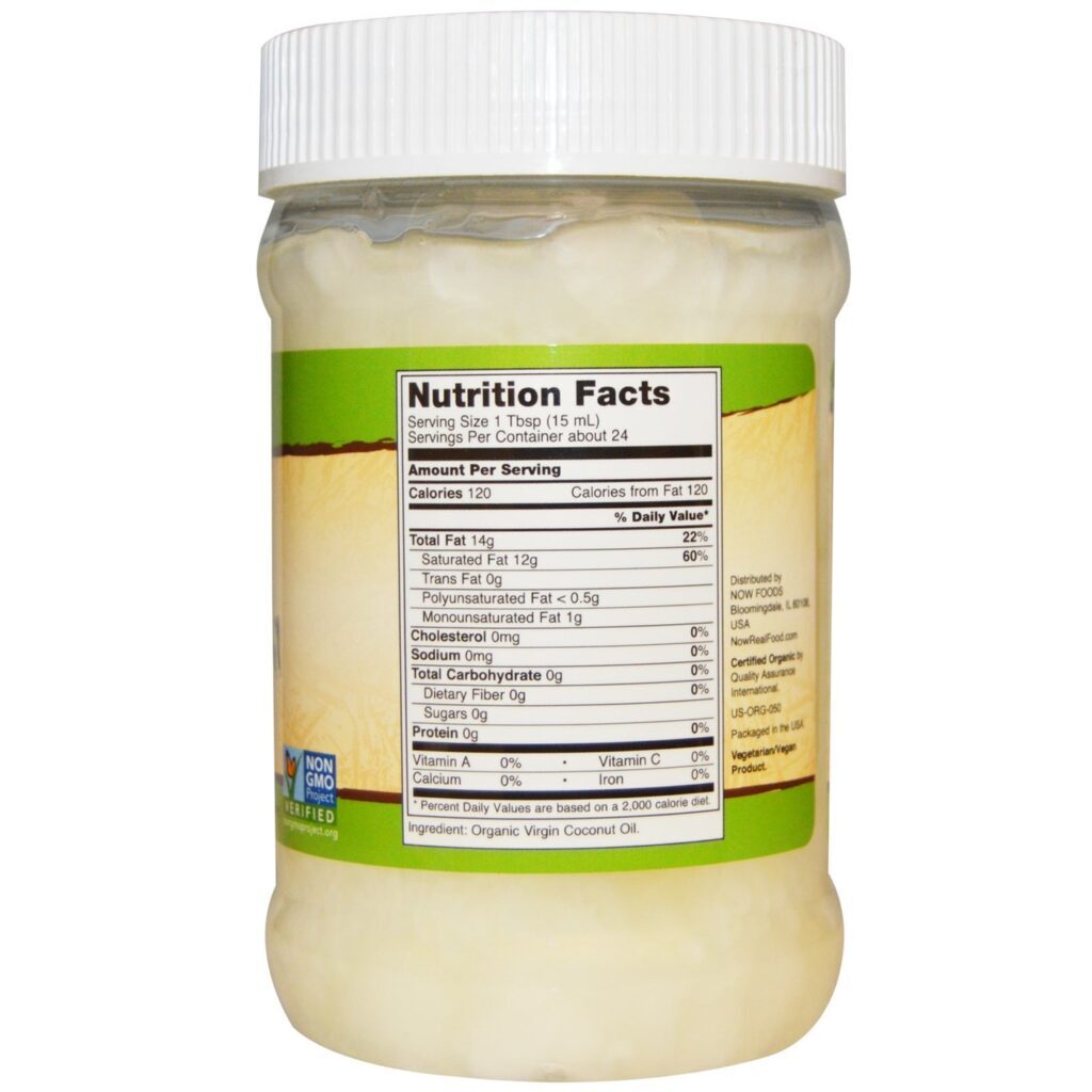 Now Foods Óleo de Coco Virgem Orgânico 355 ml: Puro, Versátil e Essencial para sua Saúde e Beleza - Imagem 2