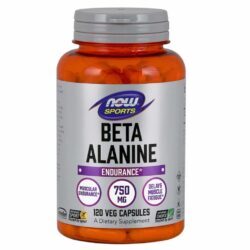 Now Foods Beta-Alanina 750 mg 120 Cápsulas: Energia e Performance Muscular no Brasil