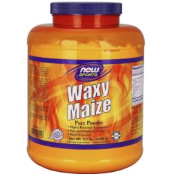 Now Foods Waxy Maize Pó 2,27 kg - Amido de Milho de Alta Pureza para Energia Sustentada