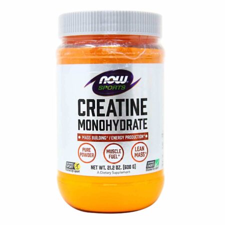 Now Foods, Creatina Monoidratada em Pó 100% Pura - 600 g