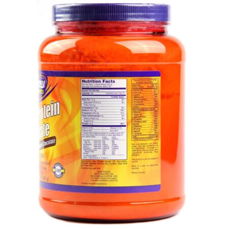 Now Foods, Proteína de Soja Isolate - Chocolate - 2 lbs (907 g) - Image 2