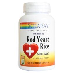 Solaray Levedura de Arroz Vermelho 600 mg - 120 Cápsulas Vegetarianas para o Bem-Estar no Brasil