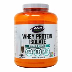 Now Foods Whey Protein Isolado Sabor Chocolate Alemão - 2.268g