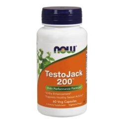 Now Foods TestoJack 200 60 Cápsulas: Potencializador Natural para Homens no Brasil
