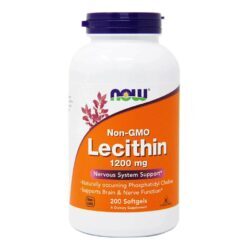 Lecitina 1200mg Now Foods - 200 Cápsulas em Gel: Saúde e Bem-Estar