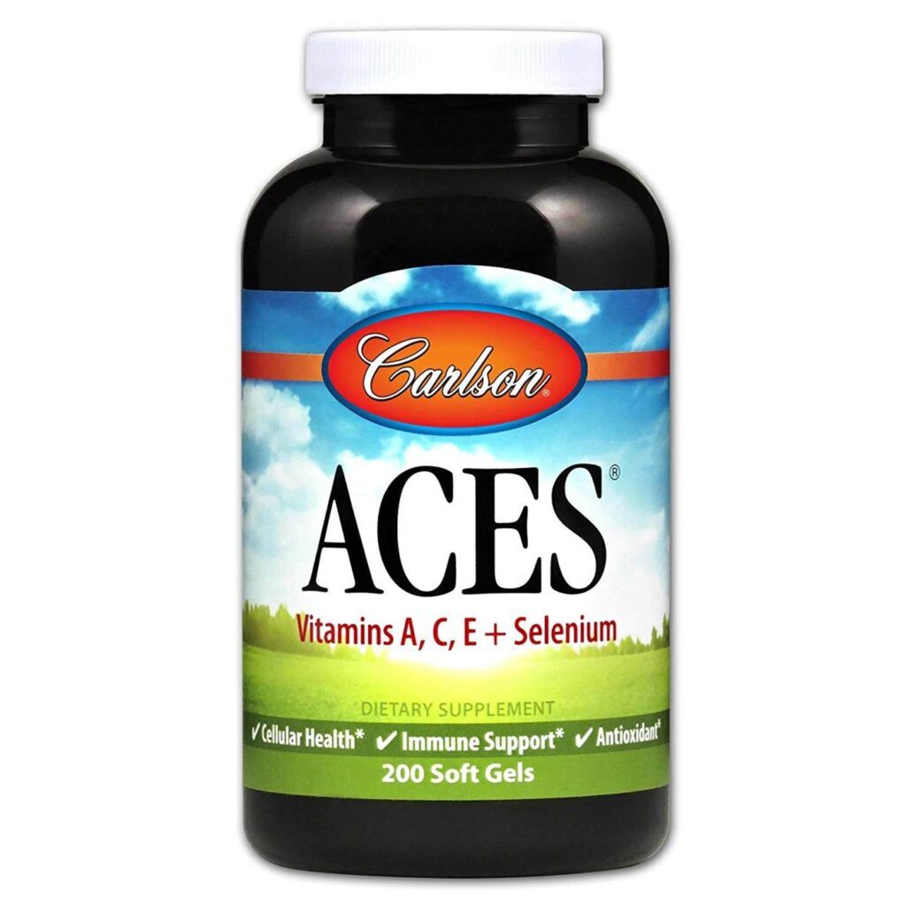 Carlson Labs ACES - 200 Cápsulas: Potencializa sua Saúde e Vitalidade