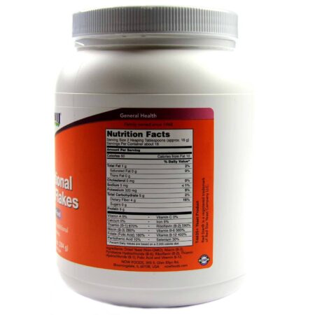 Levedura Nutricional em Flocos Now Foods 284 g - Image 2